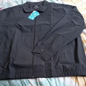 Black Jacket with Button Detail